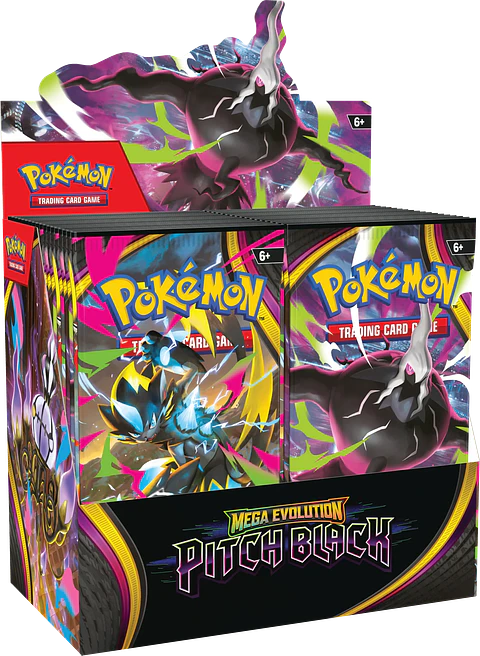 (PREVENTA) Mega Evolution — Pitch Black Booster Box (Inglés)