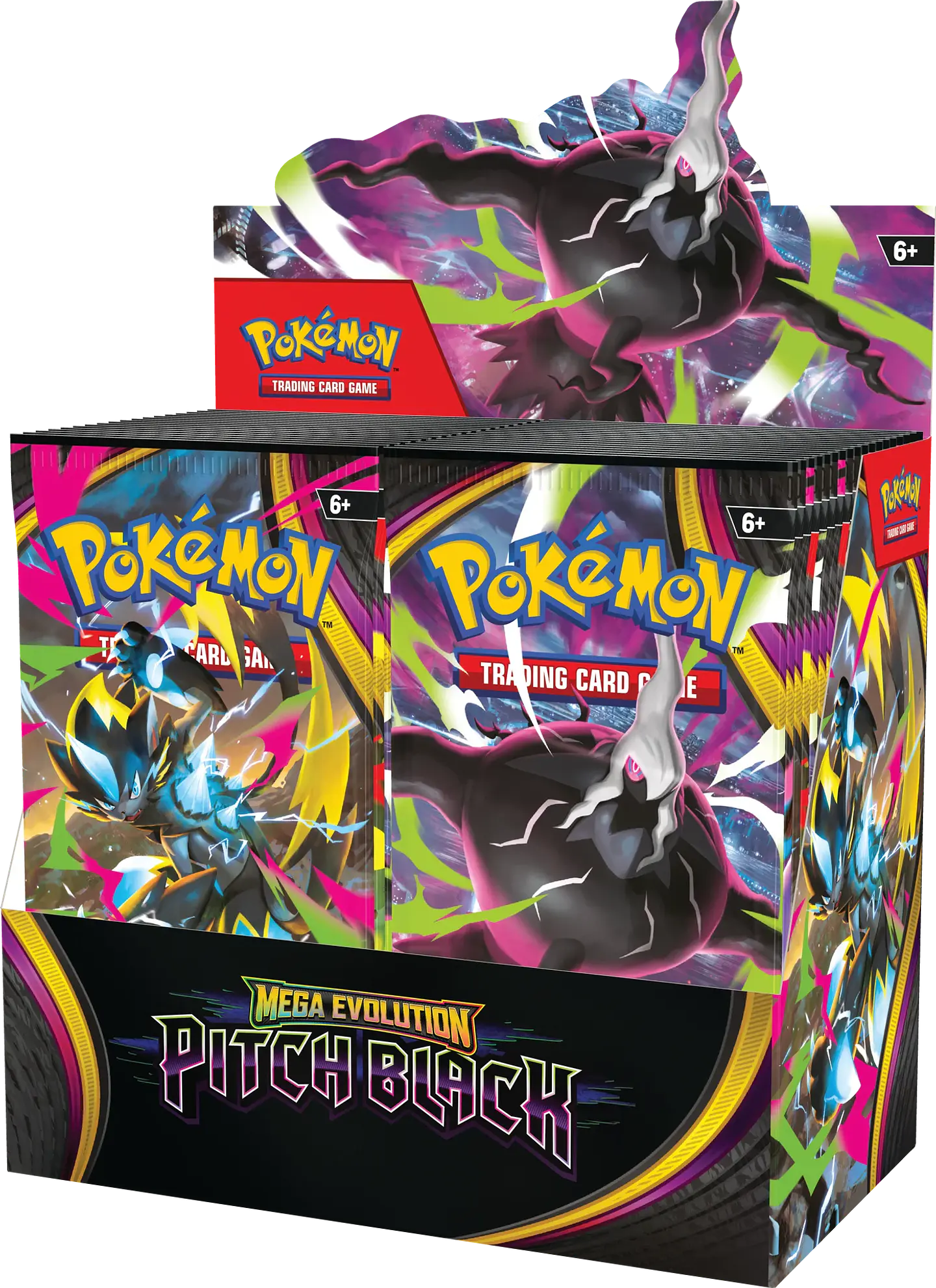(PREVENTA) Mega Evolution — Pitch Black Booster Box (Inglés) 8