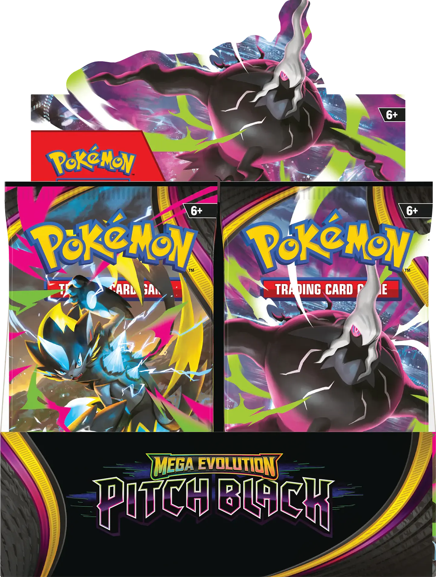 (PREVENTA) Mega Evolution — Pitch Black Booster Box (Inglés) 6