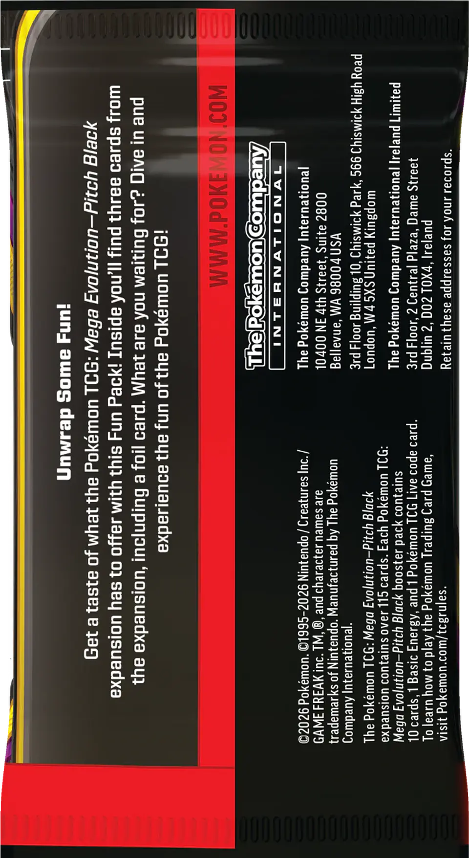 (PREVENTA) Mega Evolution — Pitch Black Blíster 3 Sobres (Inglés) 4