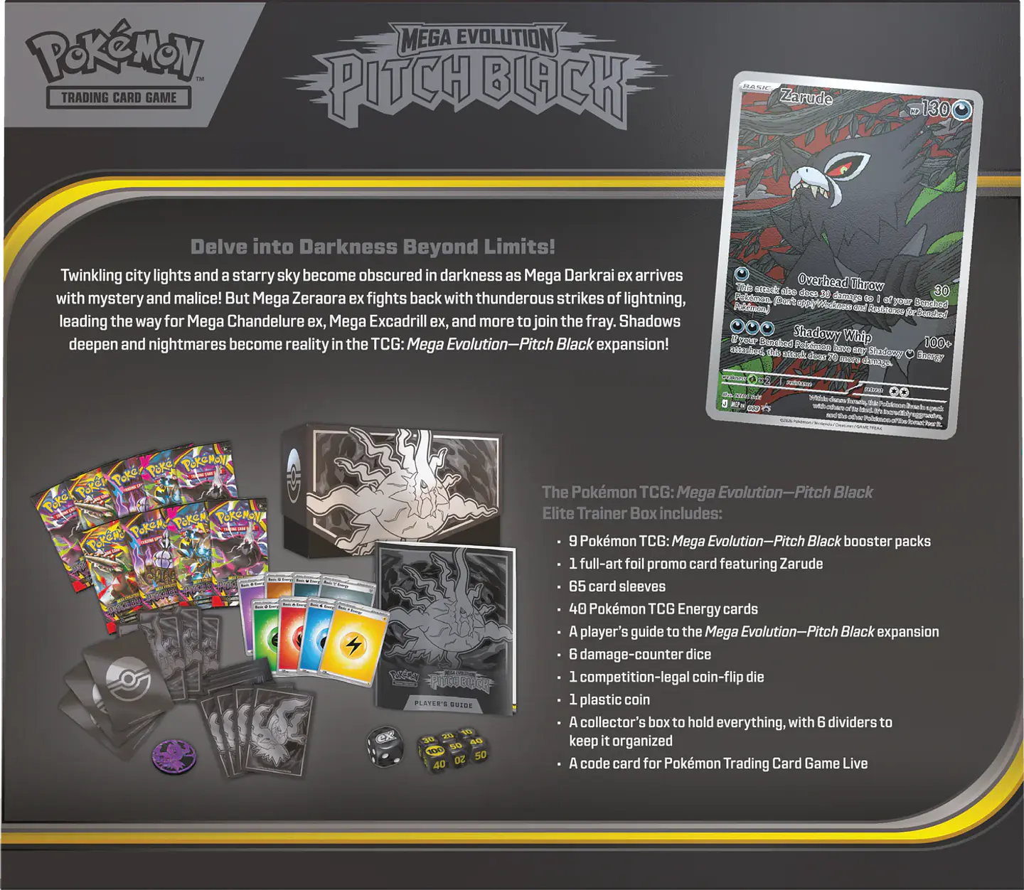  (PREVENTA) Pitch Black Case Elite Trainer Box  – Inglés 4