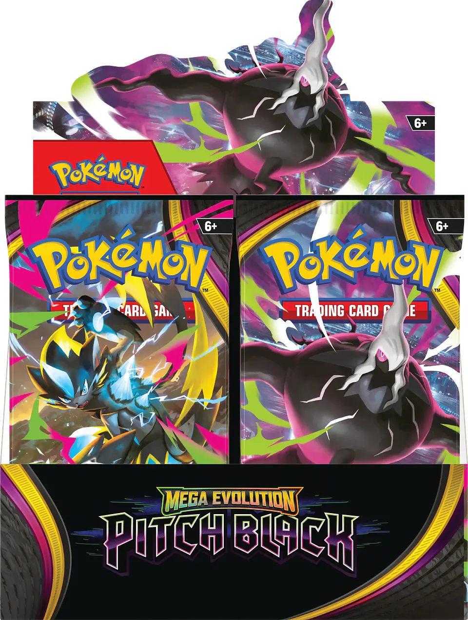 (PREVENTA) Mega Evolution — Pitch Black Case Booster Box – Inglés 3