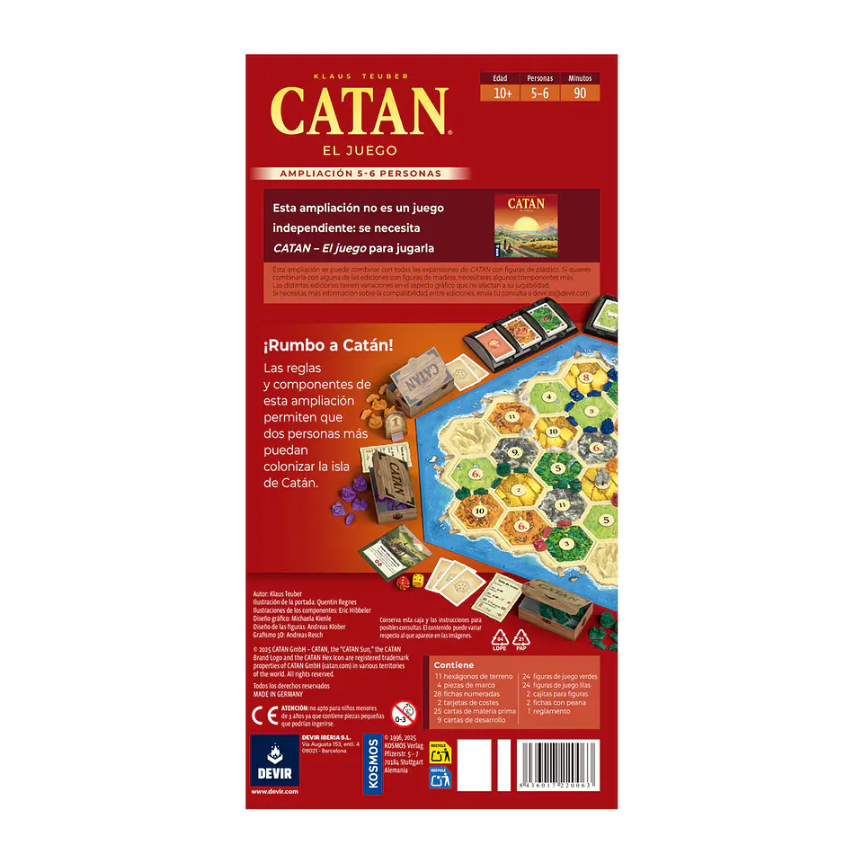 Catan: El Juego ampliación 5-6 jugadores 2