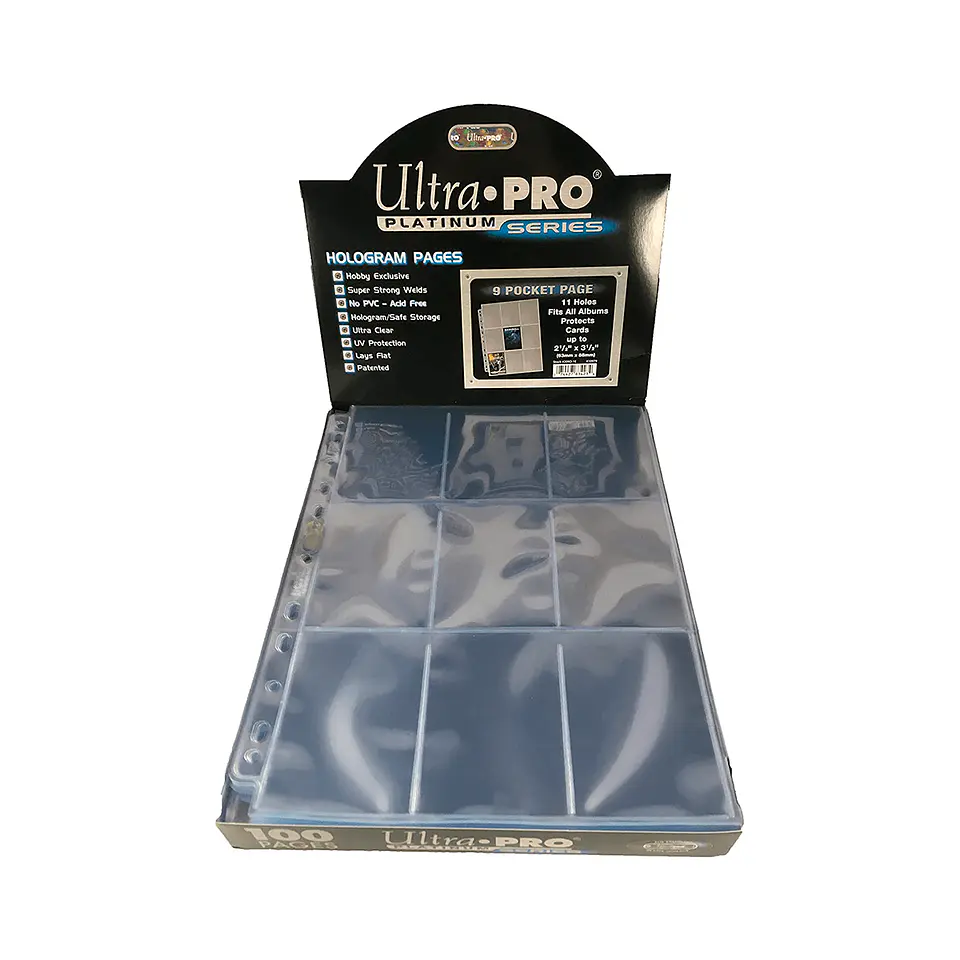 Ultra Pro Sheet Platinum Display x100 1