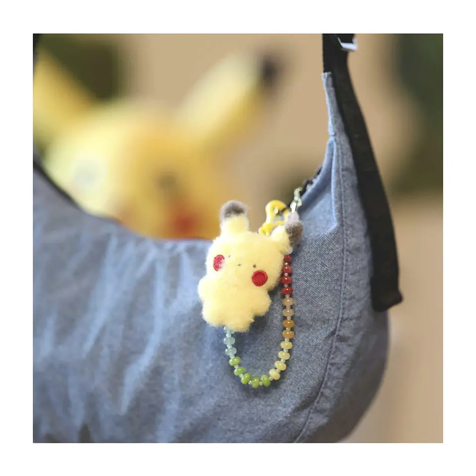 Pikachu Pokémon Lil' Friends Plush Key Chain 5