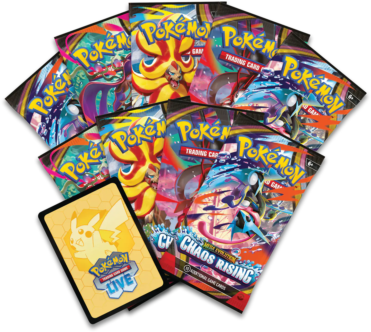 Mega Evolution Chaos Rising - Elite Trainer Box - ESPAÑOL 4