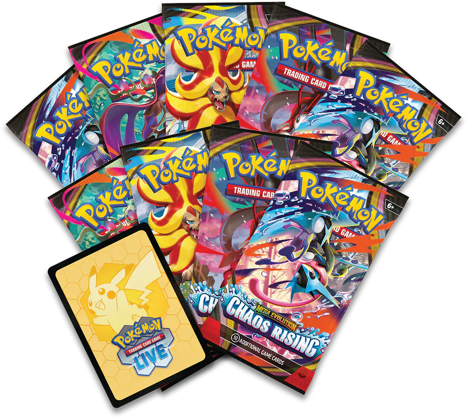 Mega Evolution Chaos Rising - Elite Trainer Box - ESPAÑOL 4