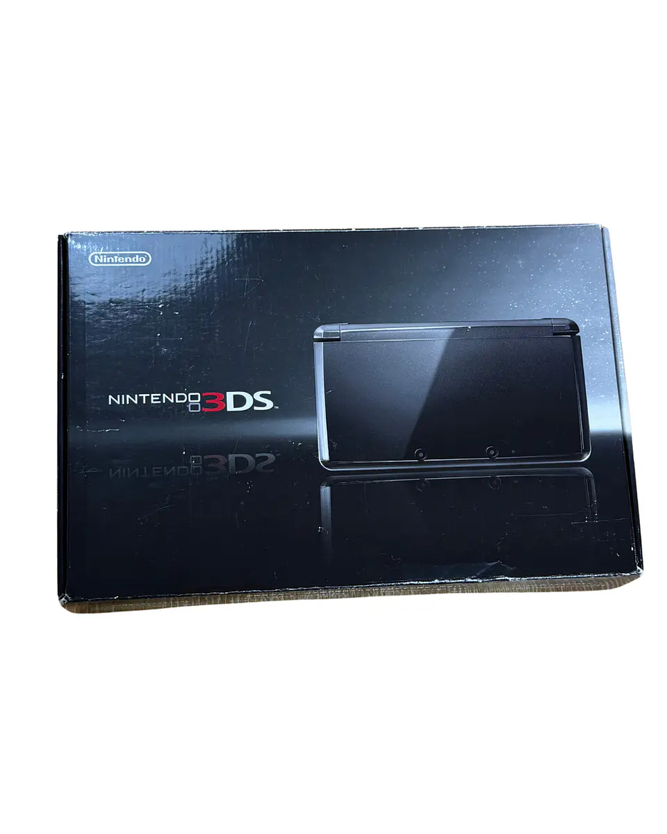 Consola Nintendo 3DS Old Cosmo Black Liberada – CIB + Micro SD 64GB 3