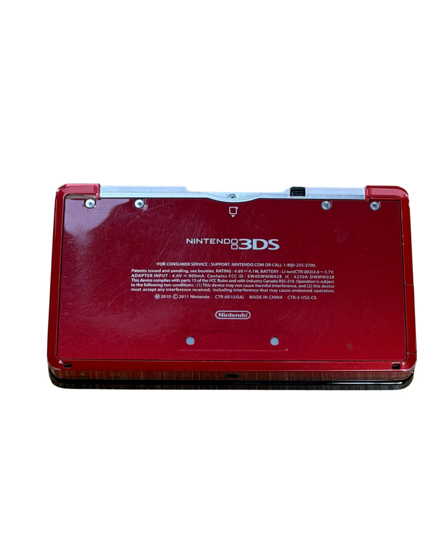 Consola Nintendo 3DS Roja Brillante Original – Solo Consola 4