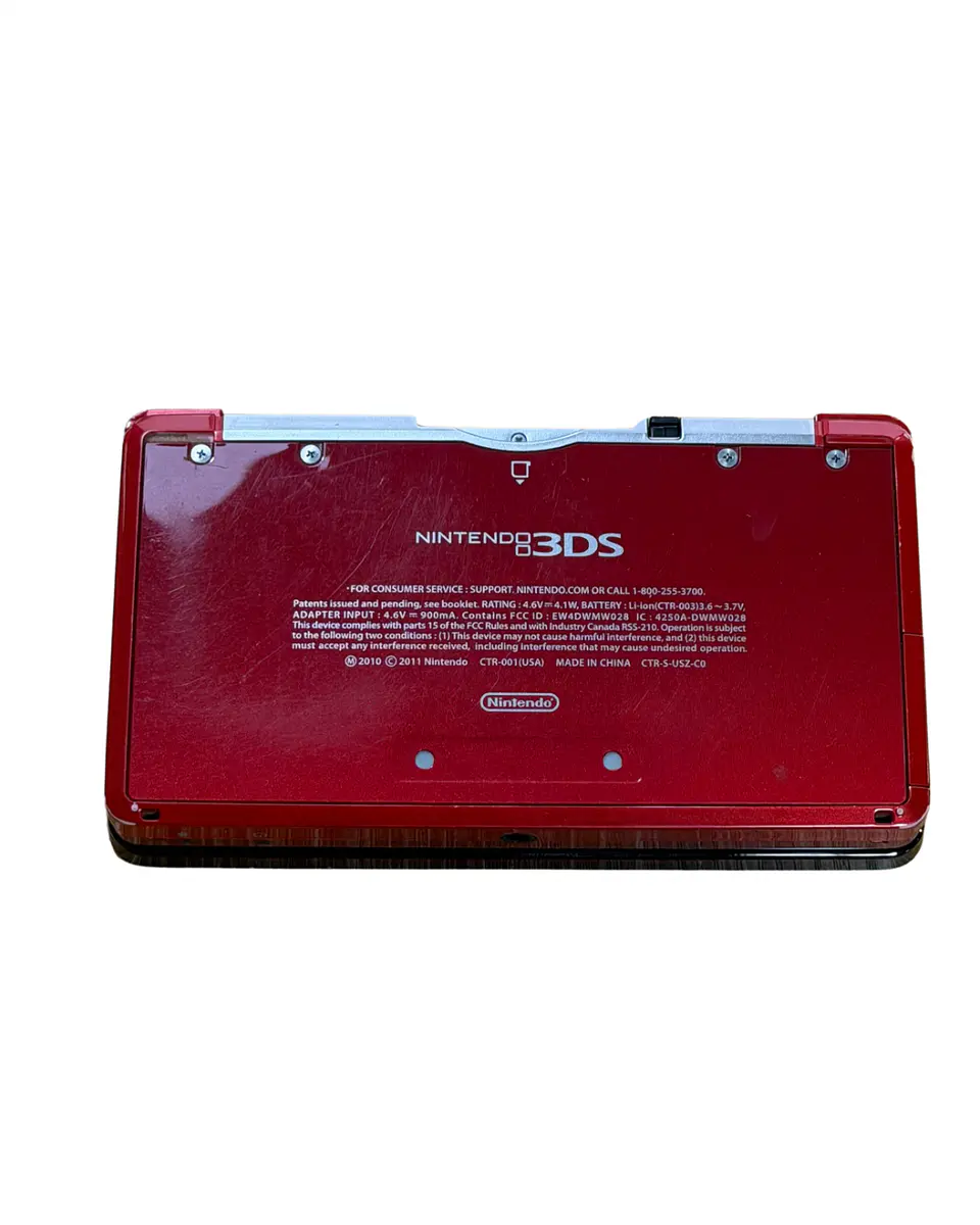 Consola Nintendo 3DS Roja Brillante Original – Solo Consola 4