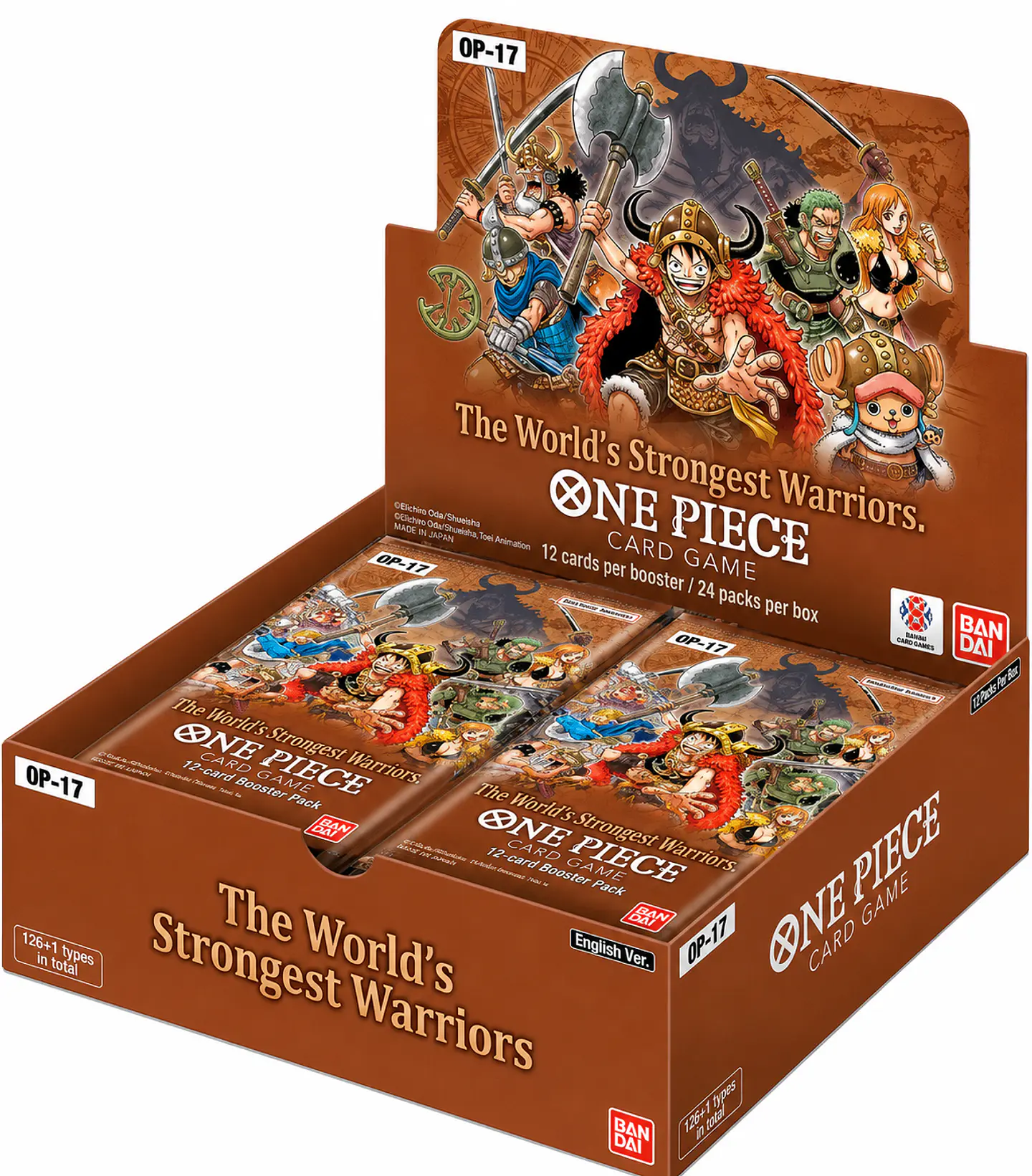 (PREVENTA) One Piece Card Game OP-17: The World’s Strongest Warriors [ENG] – Booster Box 1