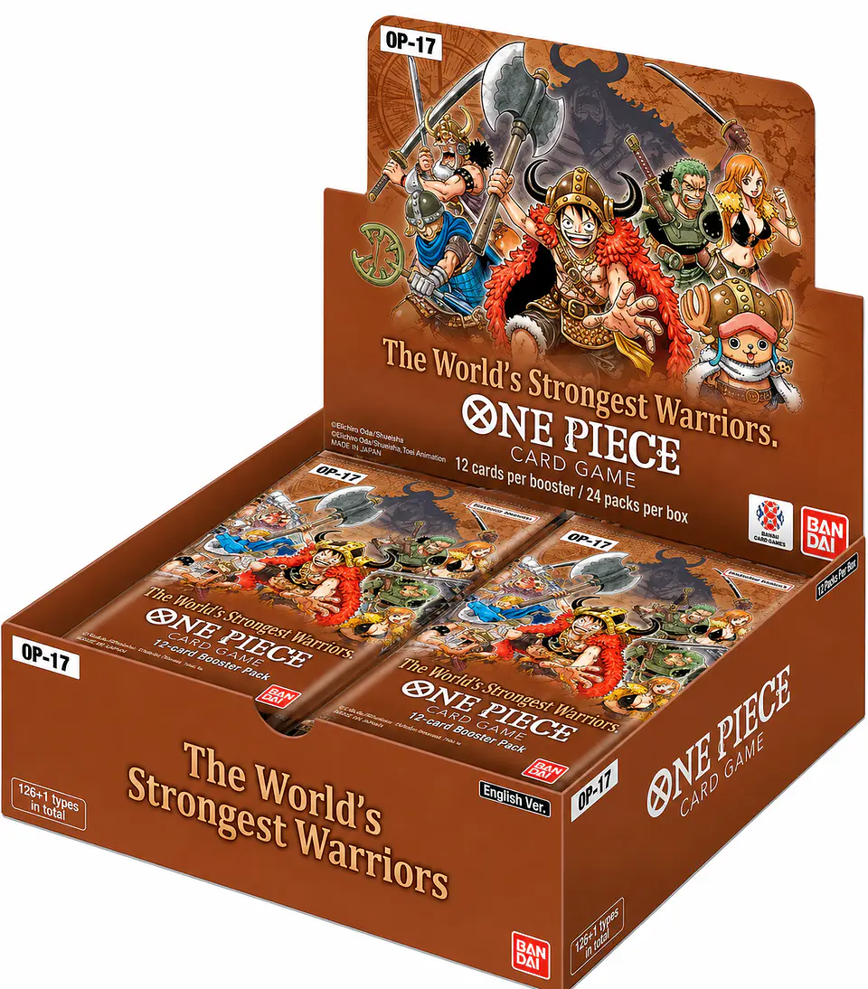 (PREVENTA) One Piece Card Game OP-17: The World’s Strongest Warriors [ENG] – Booster Box 1