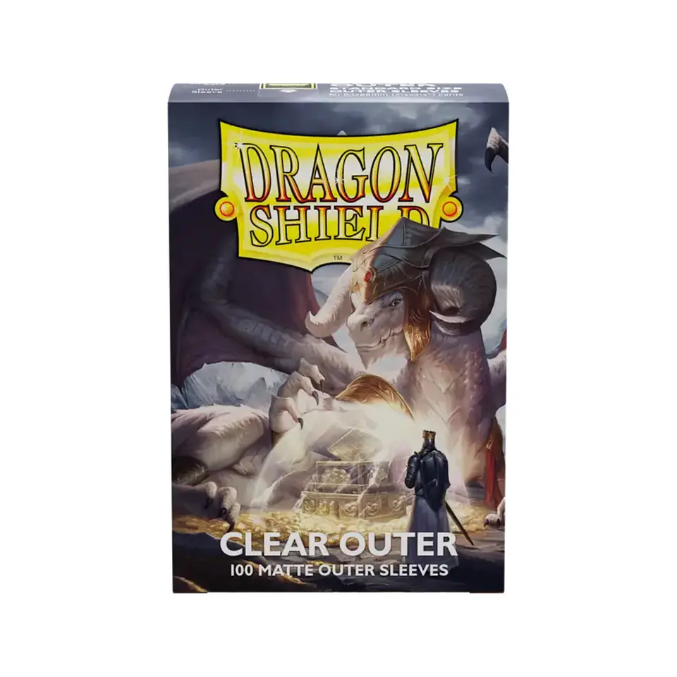 DRAGON SHIELD Outer Sleeves – Matte Clear (oversleeves) 2