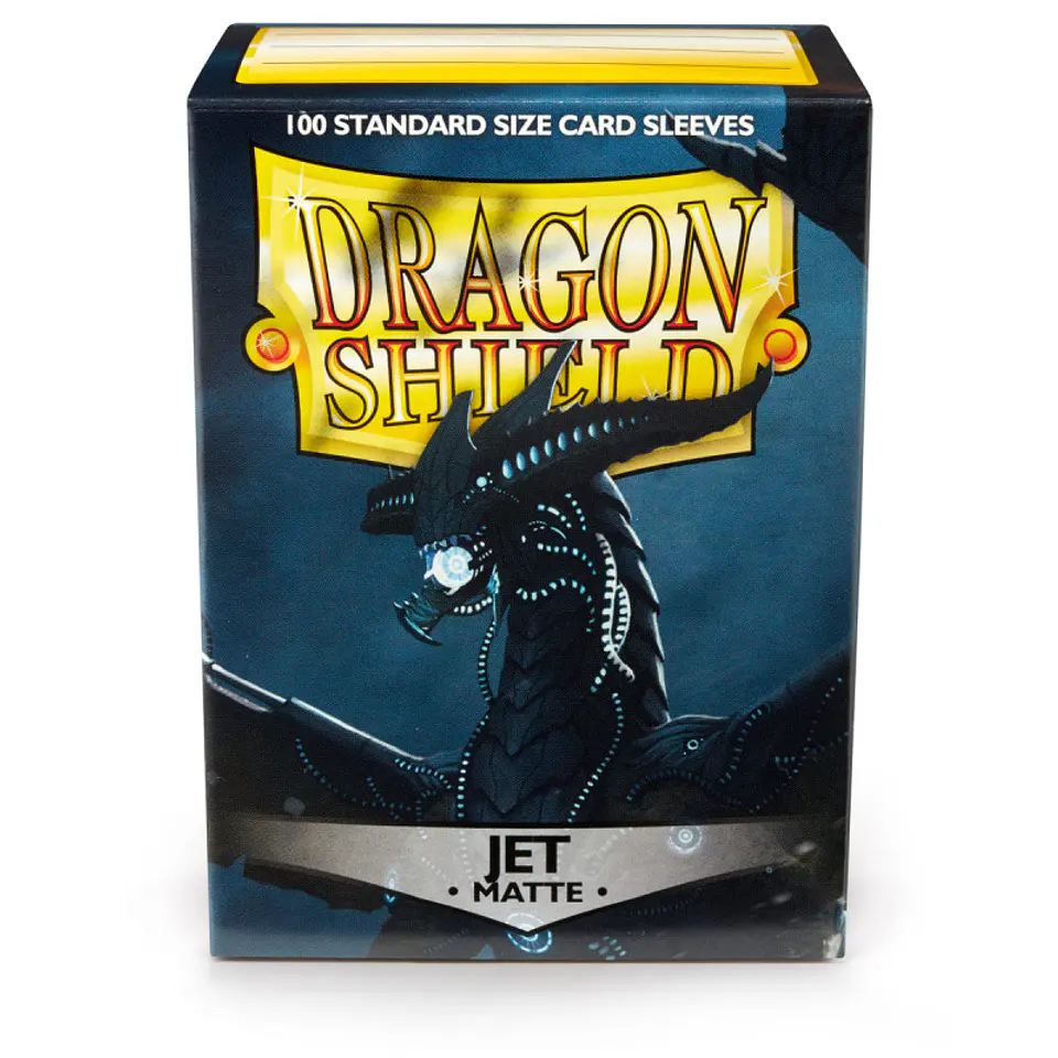 DRAGON SHIELD - SLEEVES STANDARD SIZE MATTE (100) - JET 1
