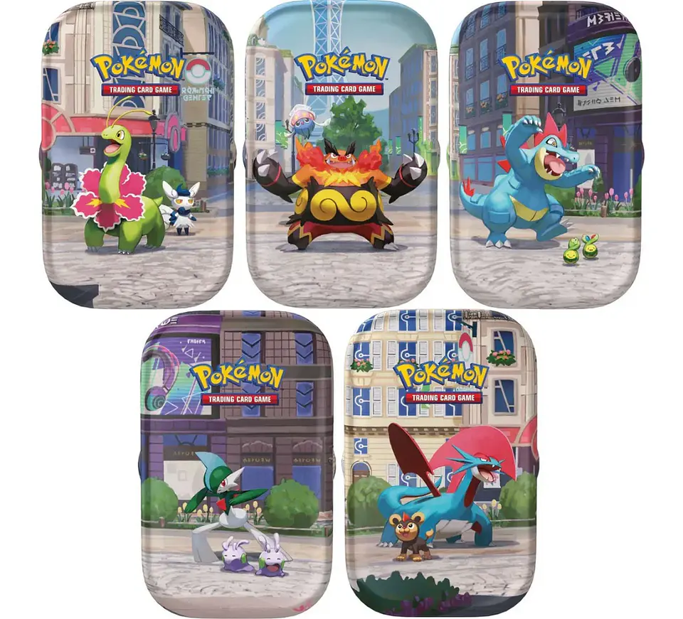 POKEMON TCG LUMINOSE CITY MINI TIN ESPAÑOL AL AZAR 1