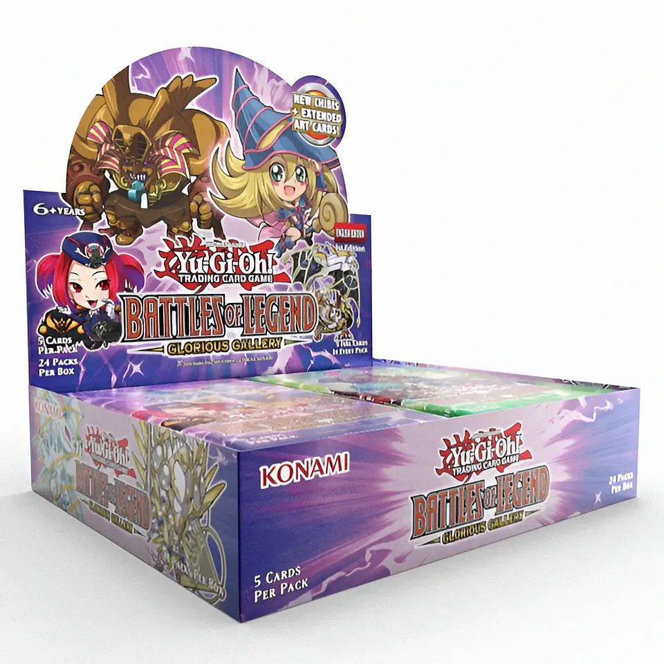 Yu-Gi-Oh! Battles of Legend: Glorious Gallery Booster Display (Inglés) 1