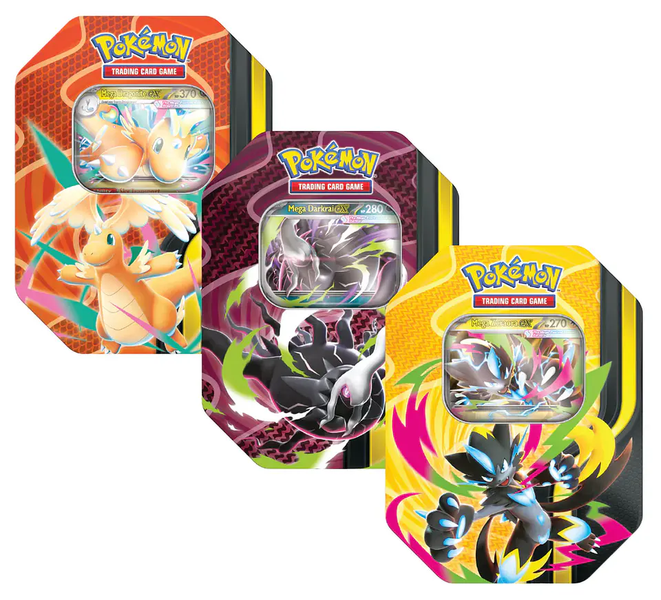 [PREVENTA] Pokémon TCG Mega Forces Tin Set (3 Latas) Inglés 1