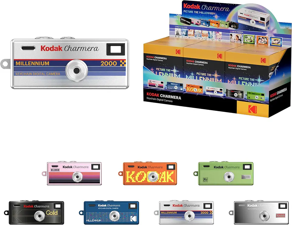 (RESERVA) KODAK CHARMERA Keychain Digital Camera Blind Box Millennium Single Box 2