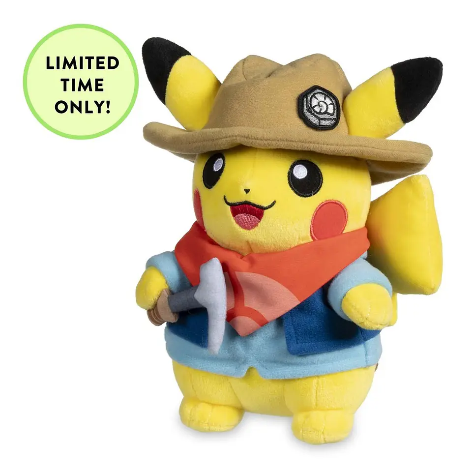 Peluche Pikachu Excavador Fossil Museum 1