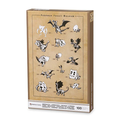 Rompecabezas Pokémon Fossil Museum Esqueletos 100 Pzs