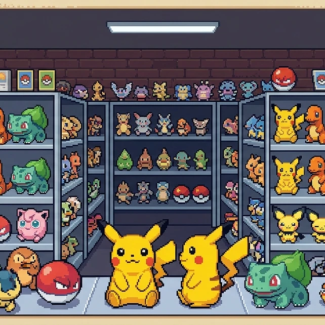 Pokémon Center Plushies
