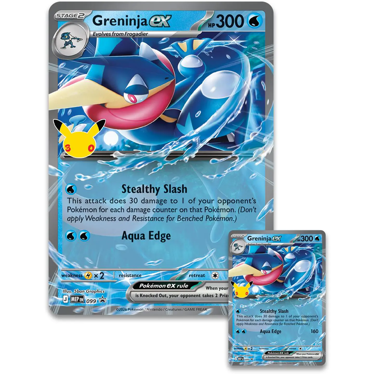 Pokémon TCG 30th Celebration Greninja ex Box (Inglés) 3