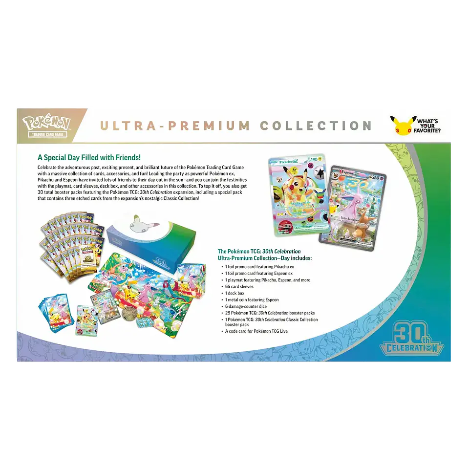 Pokémon TCG 30th Day Out UPC (Inglés) 7