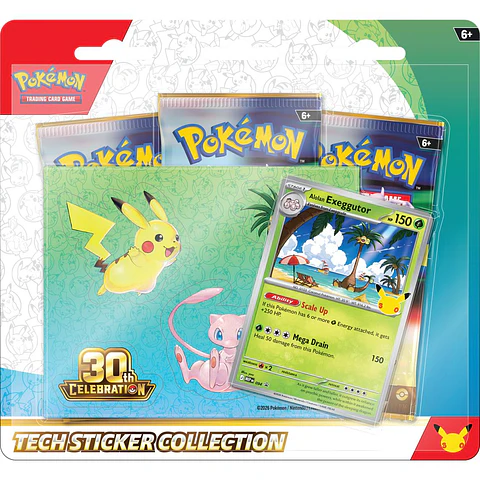 Pokémon TCG 30th Tech Sticker Exeggutor (Inglés)