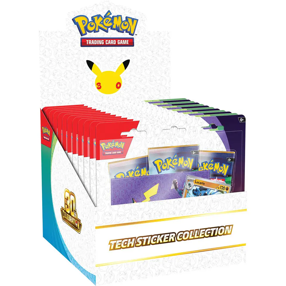 Pokémon TCG 30th Tech Sticker Lucario (Inglés) 5