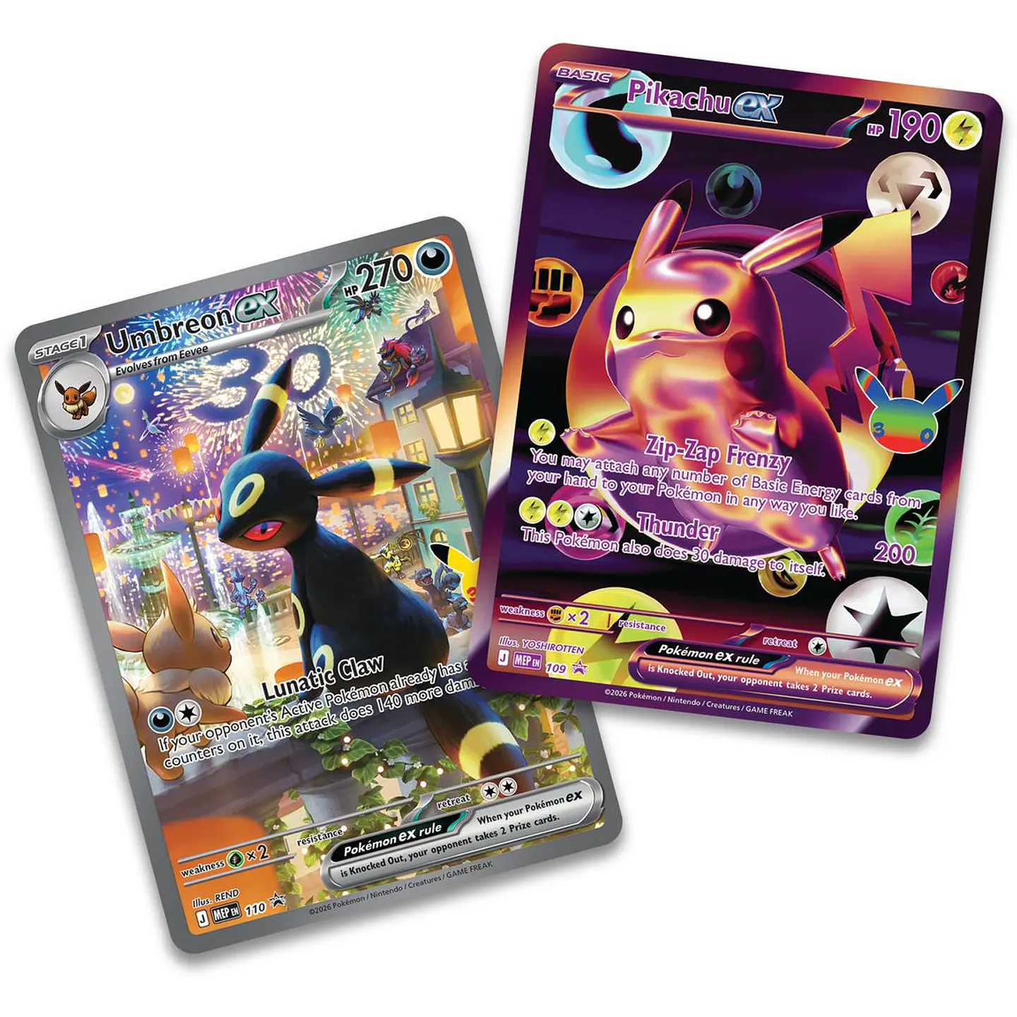Pokémon TCG 30th Celebration Night Out UPC (Español) 3