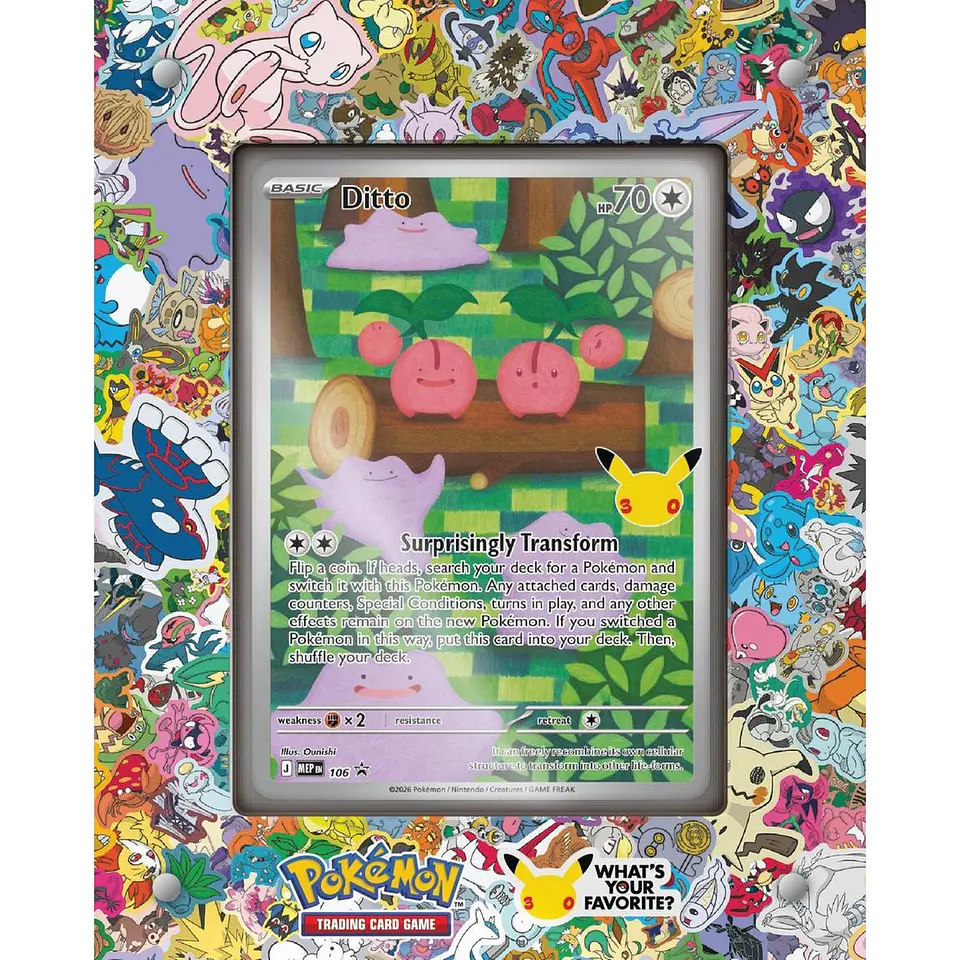 Pokémon TCG: 30th Celebration Ditto Premium Collection (ESPAÑOL) 4