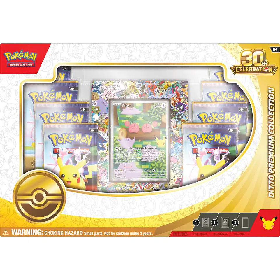 Pokémon TCG: 30th Celebration Ditto Premium Collection (ESPAÑOL) 5