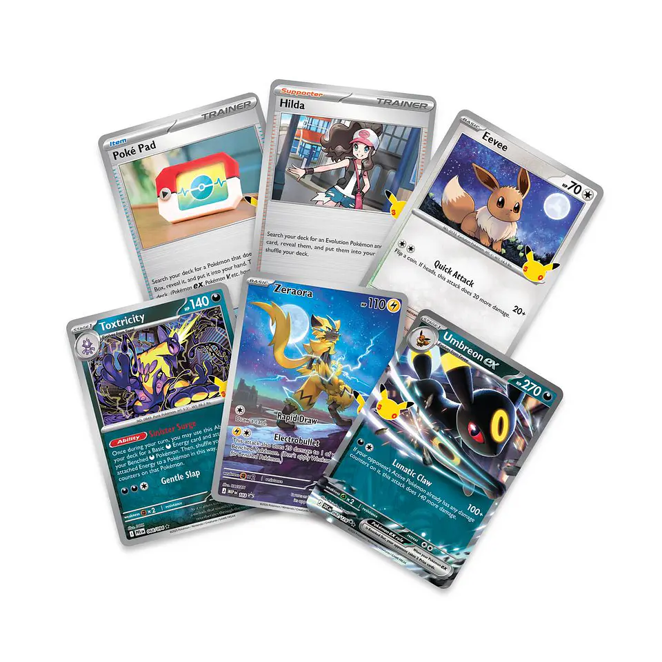 Pokémon TCG: 30th Celebration Battle Deck Umbreon ex (ESPAÑOL) 2