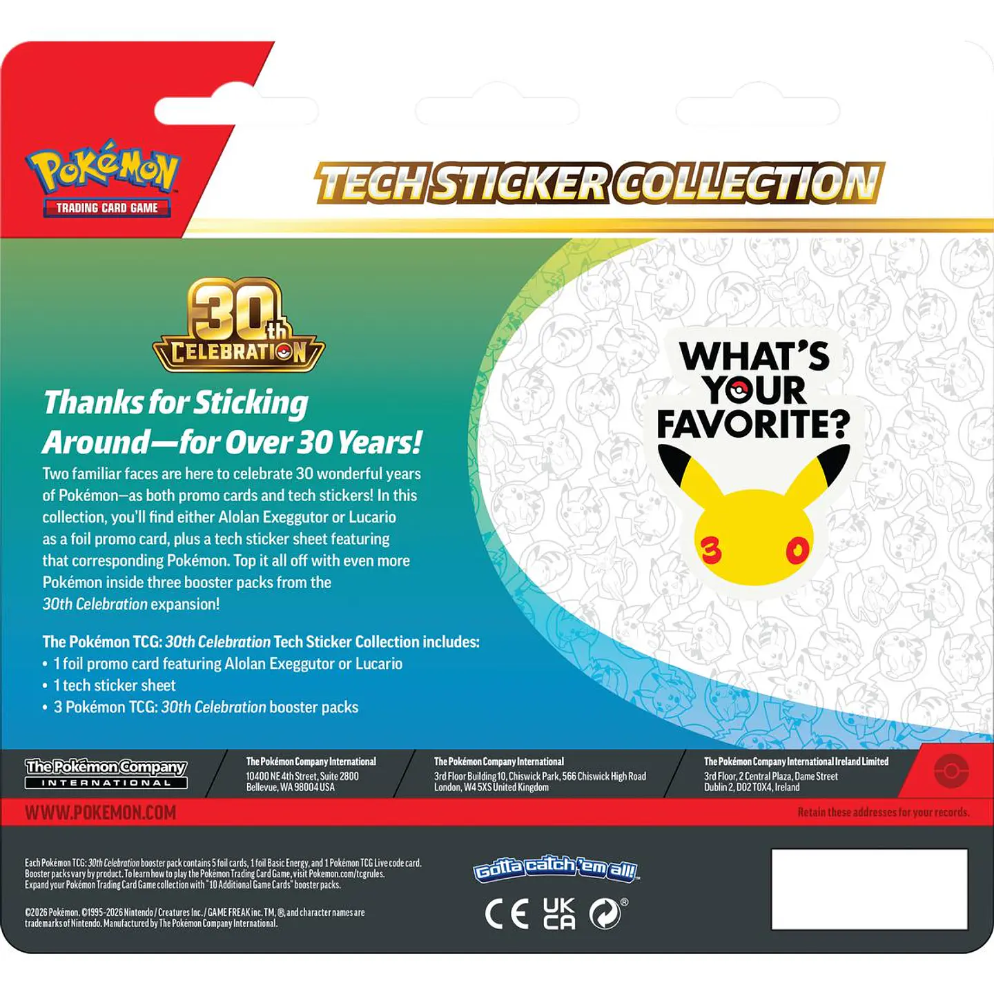 Pokémon TCG 30th Tech Sticker Exeggutor (Español) 3
