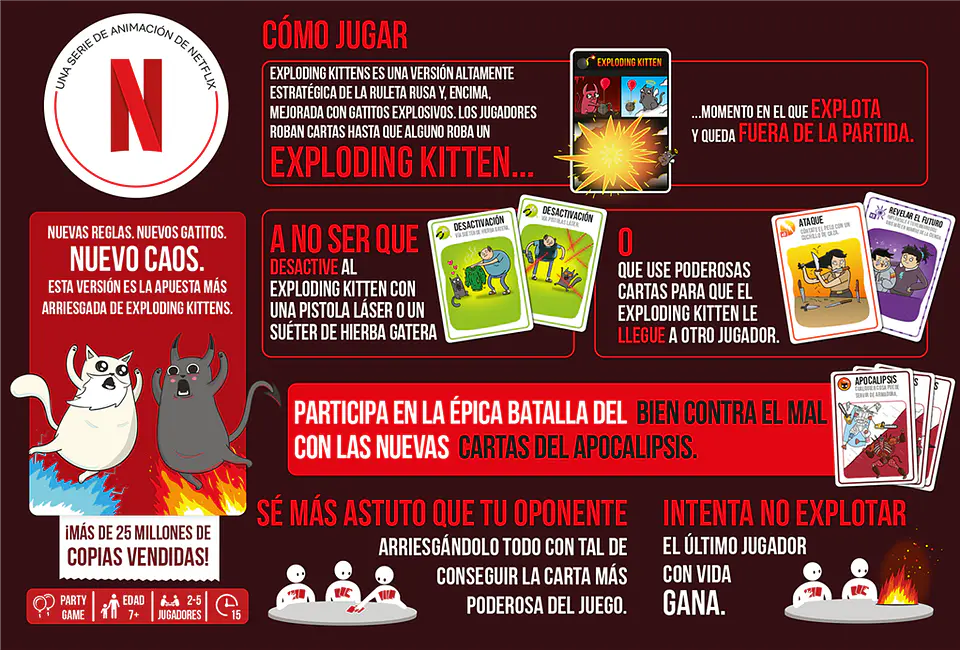 EXPLODING KITTENS EL BIEN CONTRA EL MAL 4