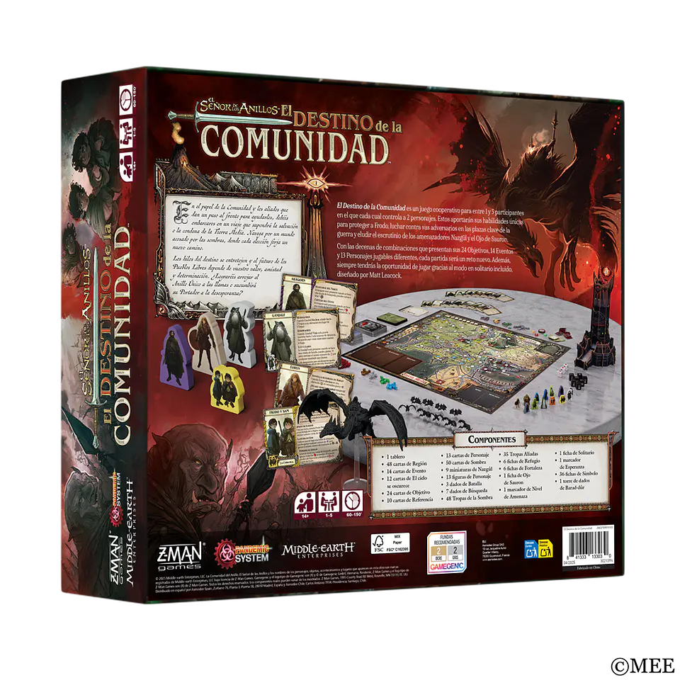 EL SEÑOR DE LOS ANILLOS: DESTINO DE LA COMUNIDAD 5