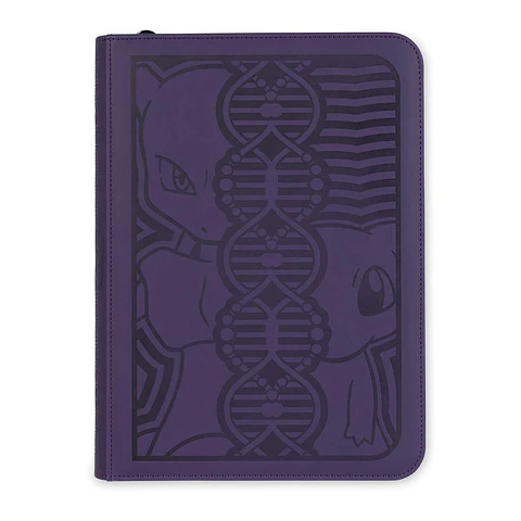 Pokémon TCG Mewtwo & Mew DNA Premium Zip Binder