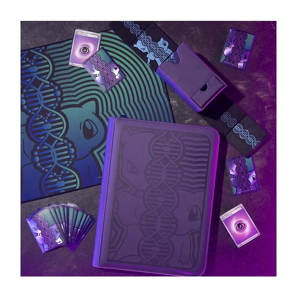 Pokémon TCG Mewtwo & Mew DNA Premium Zip Binder 4