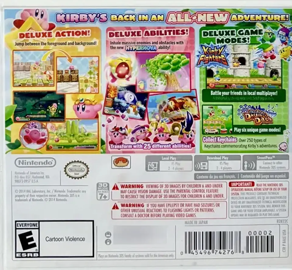 Kirby: Triple Deluxe – Nintendo 3DS (Usado) 5