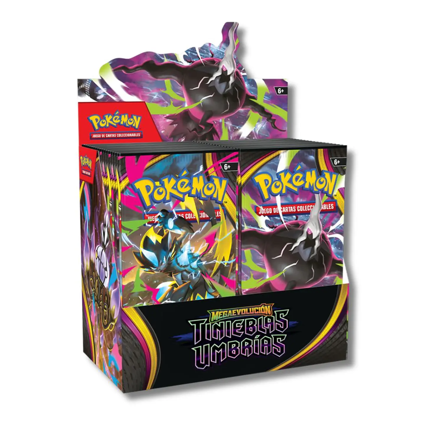 Mega Evolution — Pitch Black Booster Box (Español) 1