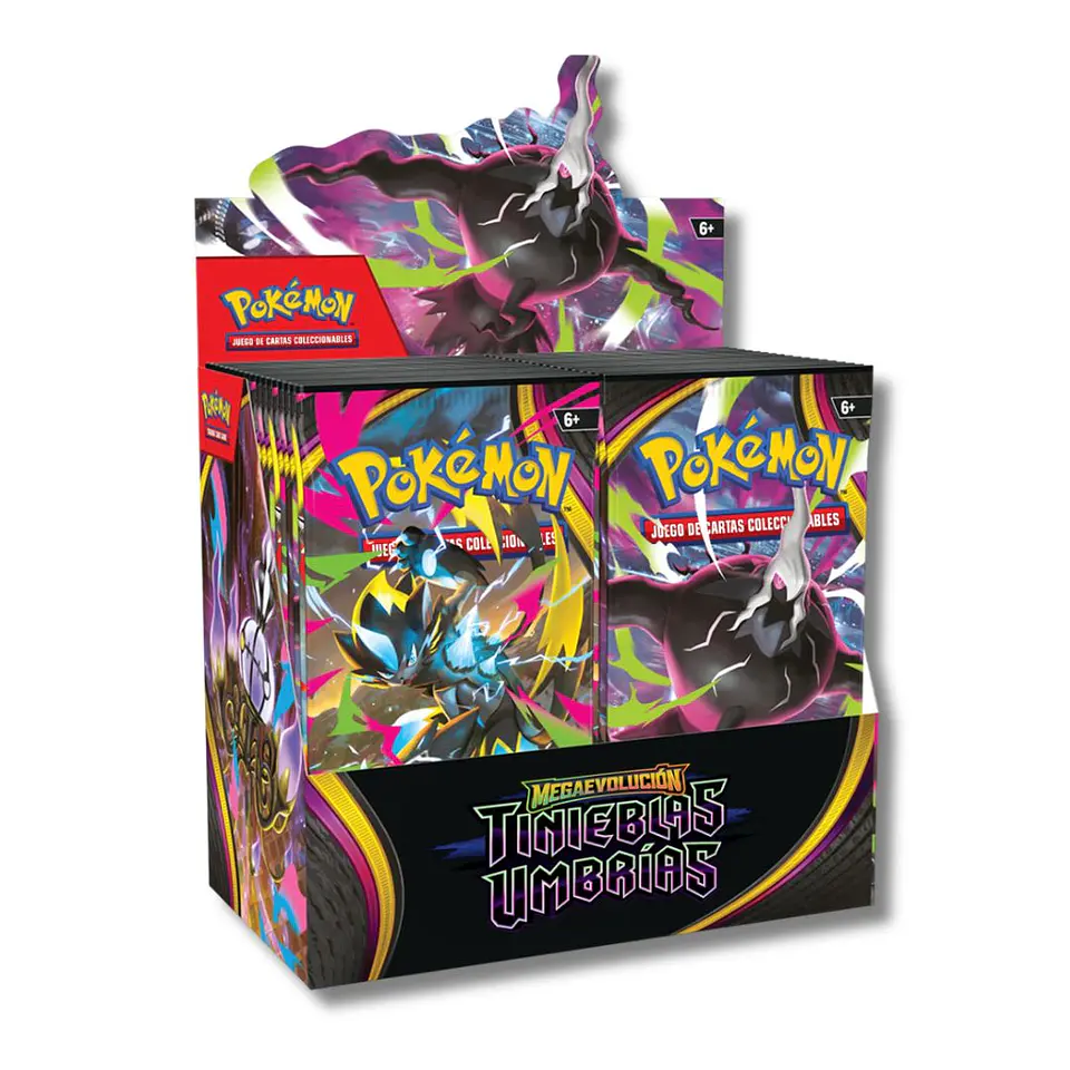 Mega Evolution — Pitch Black Booster Box (Español) 1