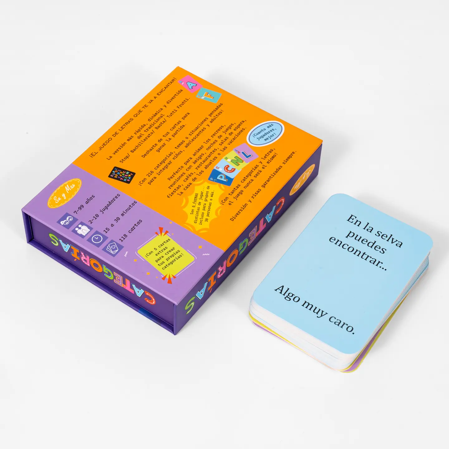 Categorías – Juego de Cartas 8