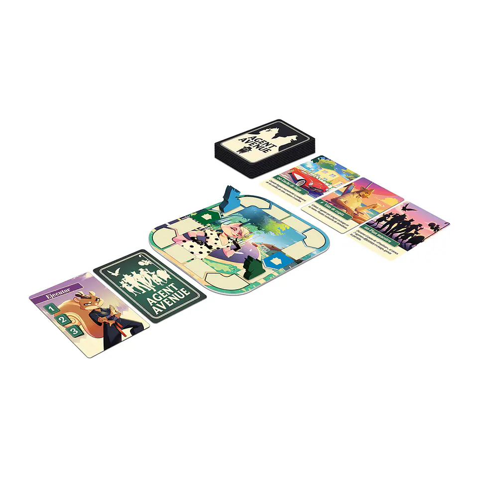 Agent Avenue (Español) Juego de Mesa 2