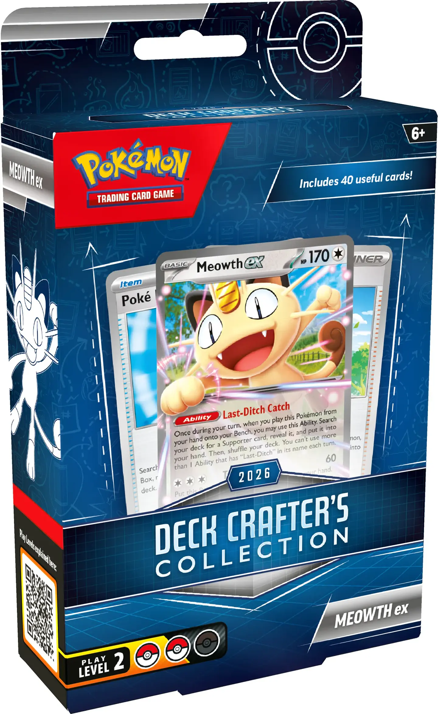 Pokémon TCG: Deck Crafter's Collection 2026 – Meowth ex – Inglés 1