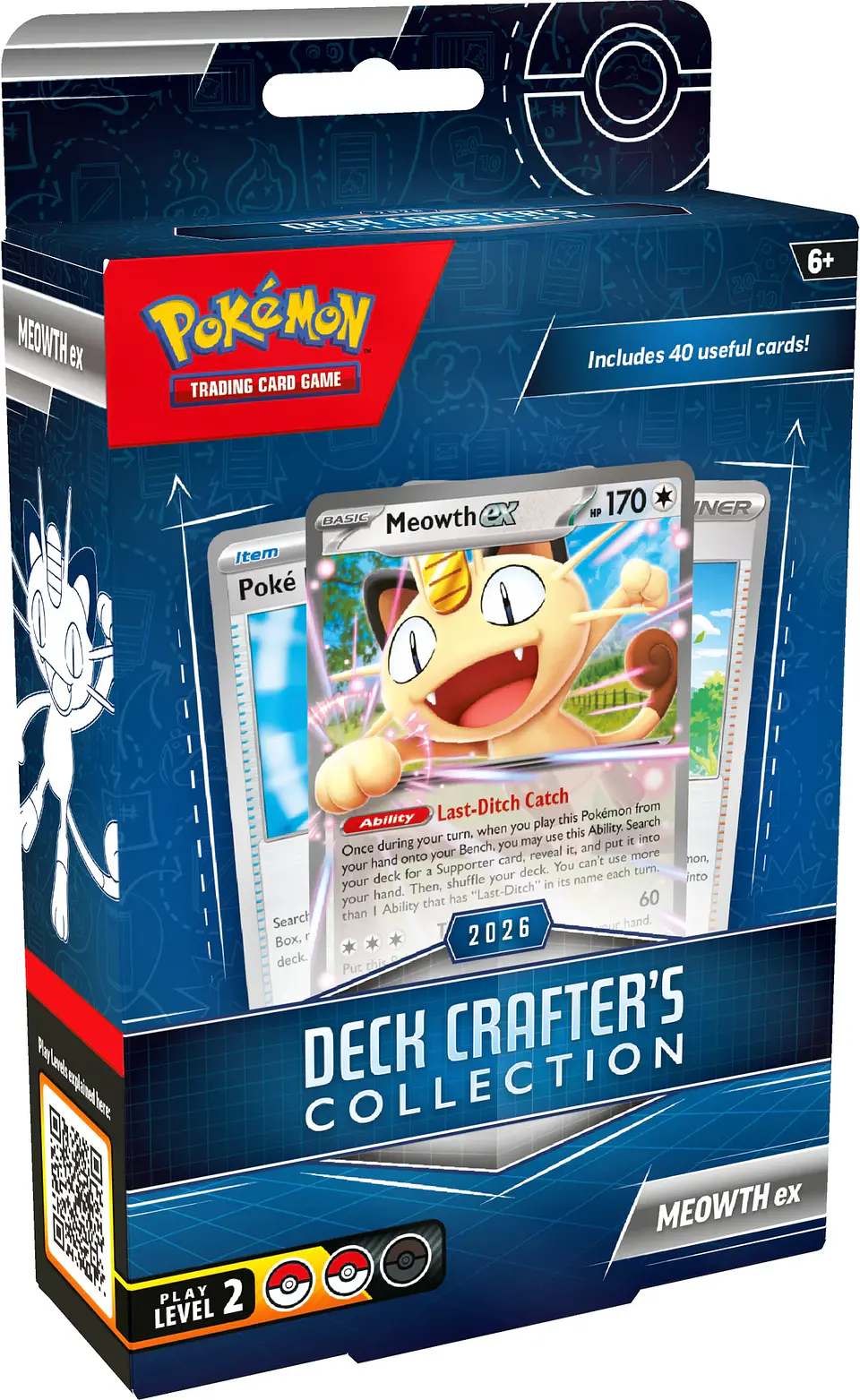 Pokémon TCG: Deck Crafter's Collection 2026 – Meowth ex – Inglés 1