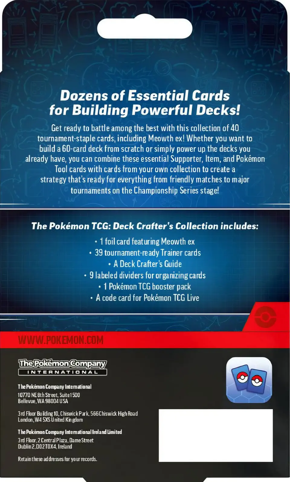 Pokémon TCG: Deck Crafter's Collection 2026 – Meowth ex – ESPAÑOL 5