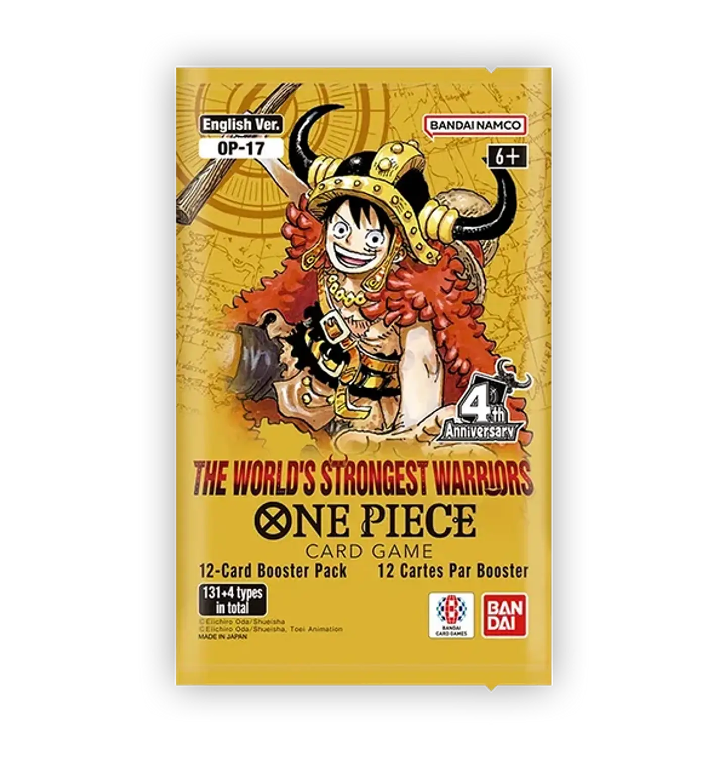 (PREVENTA) One Piece Card Game OP17: The World’s Strongest Warriors [ENG] – Booster Box 2