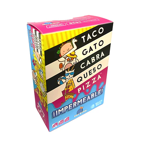 Taco Gato Cabra Queso Pizza Impermeable