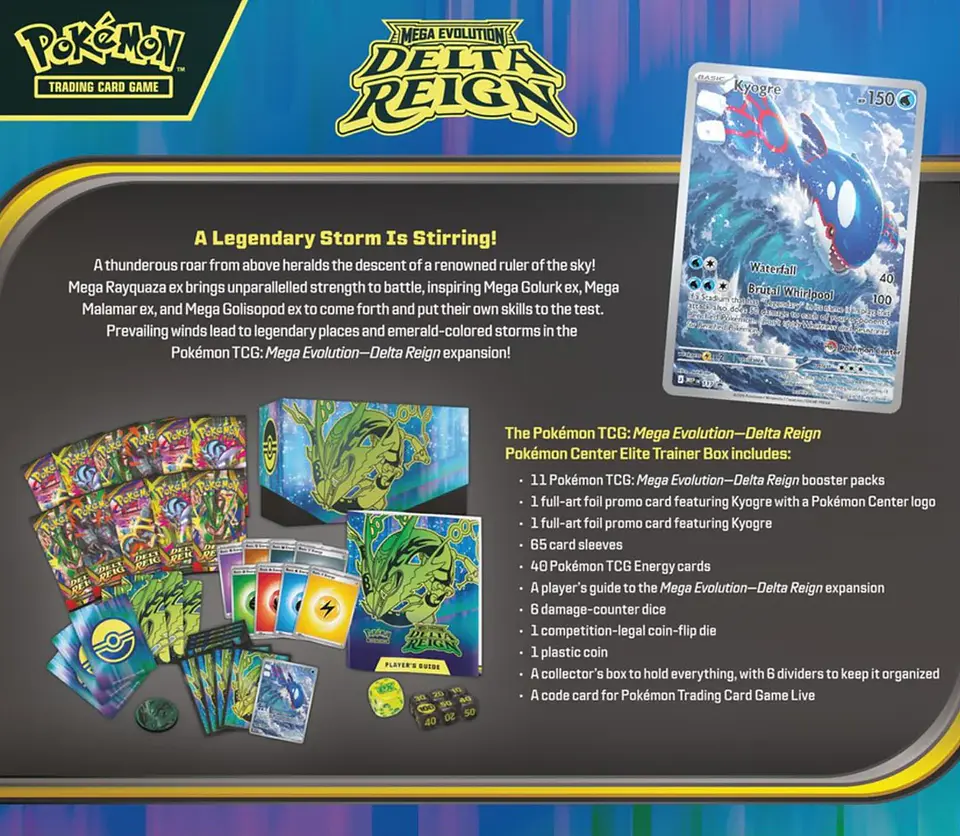Pokémon TCG Delta Reign Elite Trainer Box (ESPAÑOL) Preventa 5