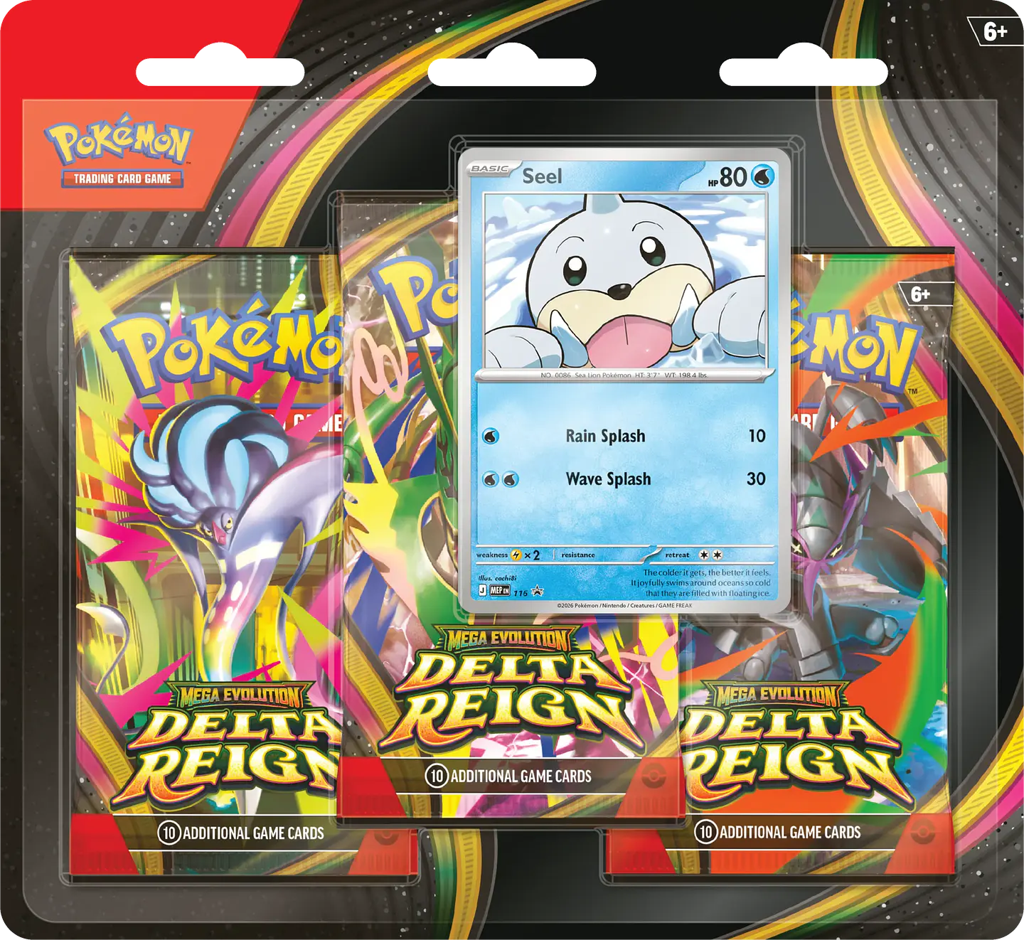 POKÉMON TCG DELTA REIGN 3 PACK BLISTER (ESPAÑOL) PREVENTA 1